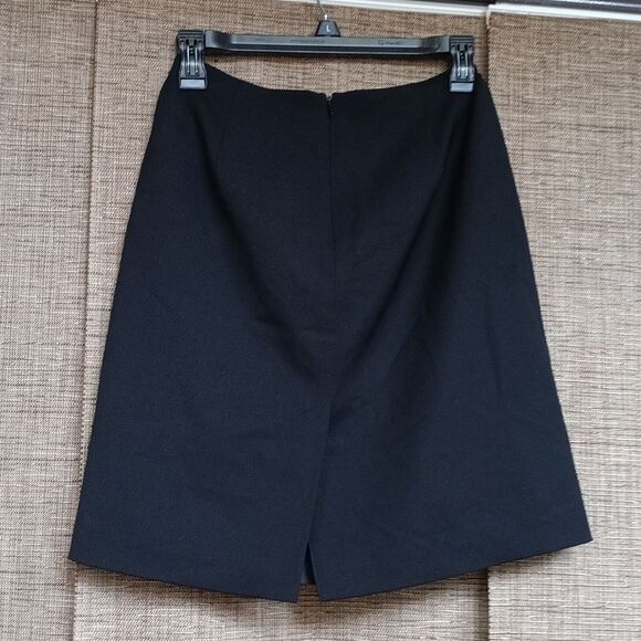Jones New York Black Wool Pencil Skirt Petit - Picture 3 of 3